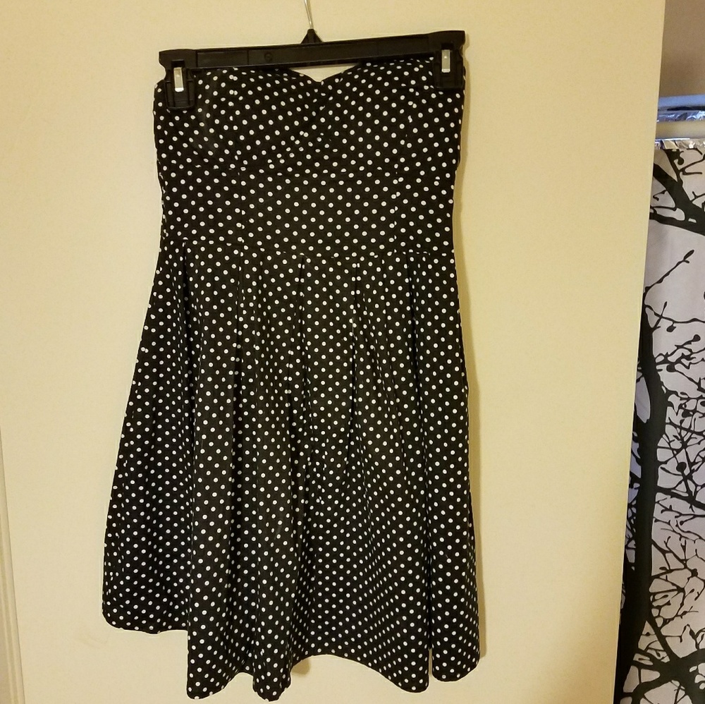 Strapless summer dress